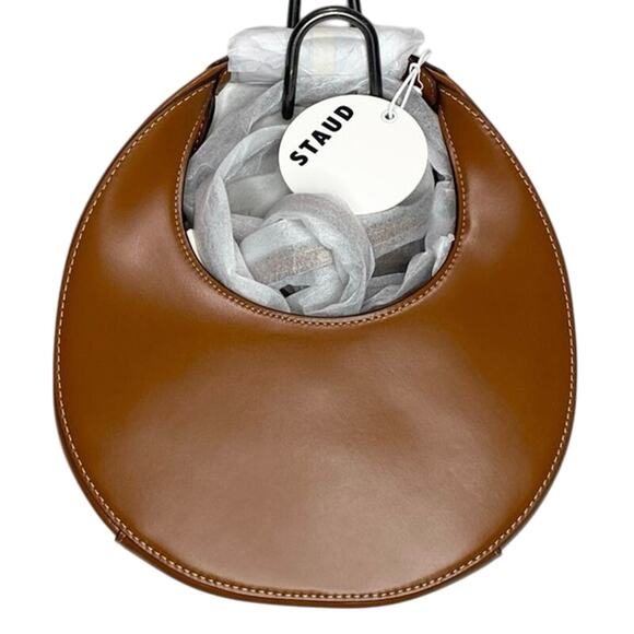 Staud Mini Moon Bag In Tan NWT - Picture 4 of 9